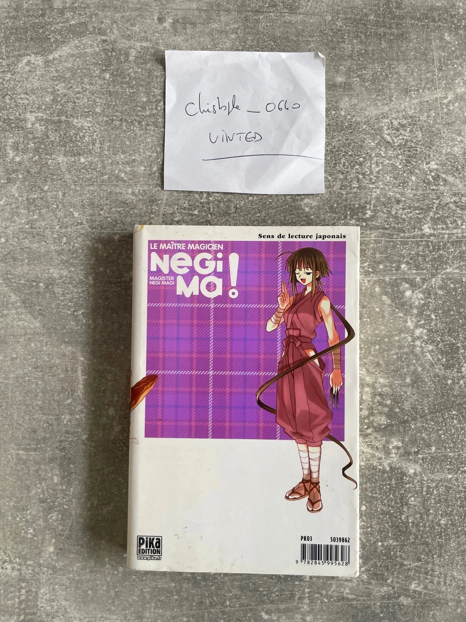 Manga El maestro mago Negi ma / Negima! tomo 3 versión francesa. – photo 2